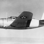 Curtiss XSB2C 1 Helldiver prototype in flight c1941 1