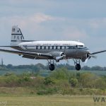 D-Day Squadron Update - Clipper Tabitha May Arrives Duxford - Others Depart Goose Bay 14 DC3 D75 2311