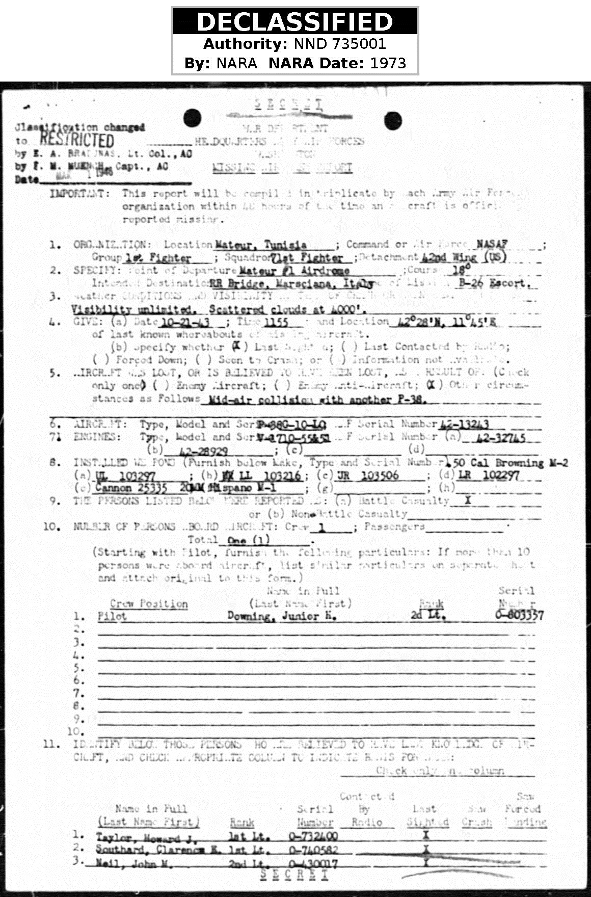 The Letter, the Lightning, and the Cave: A World War II Rescue Remembered 18 Downing 1