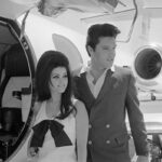Elvis and the Learjet 13 Elvis and Priscilla on their wedding day with Sinatras Learjet.