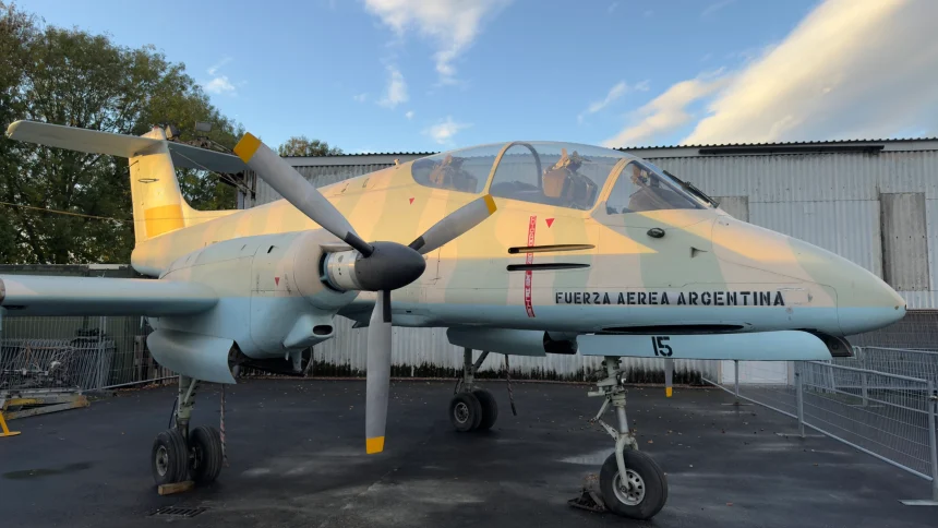 Falklands War Veteran Pucará A 515 Joins the South Yorkshire Aircraft Museum