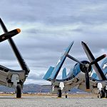 The 60th Anniversary Planes of Fame Airshow Recap 13 Five Corsairs On The Ramp copy