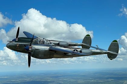 Flying Heritage and Combat Armor Lockheed P 38J Lightning Jandina III serial number 42 103988