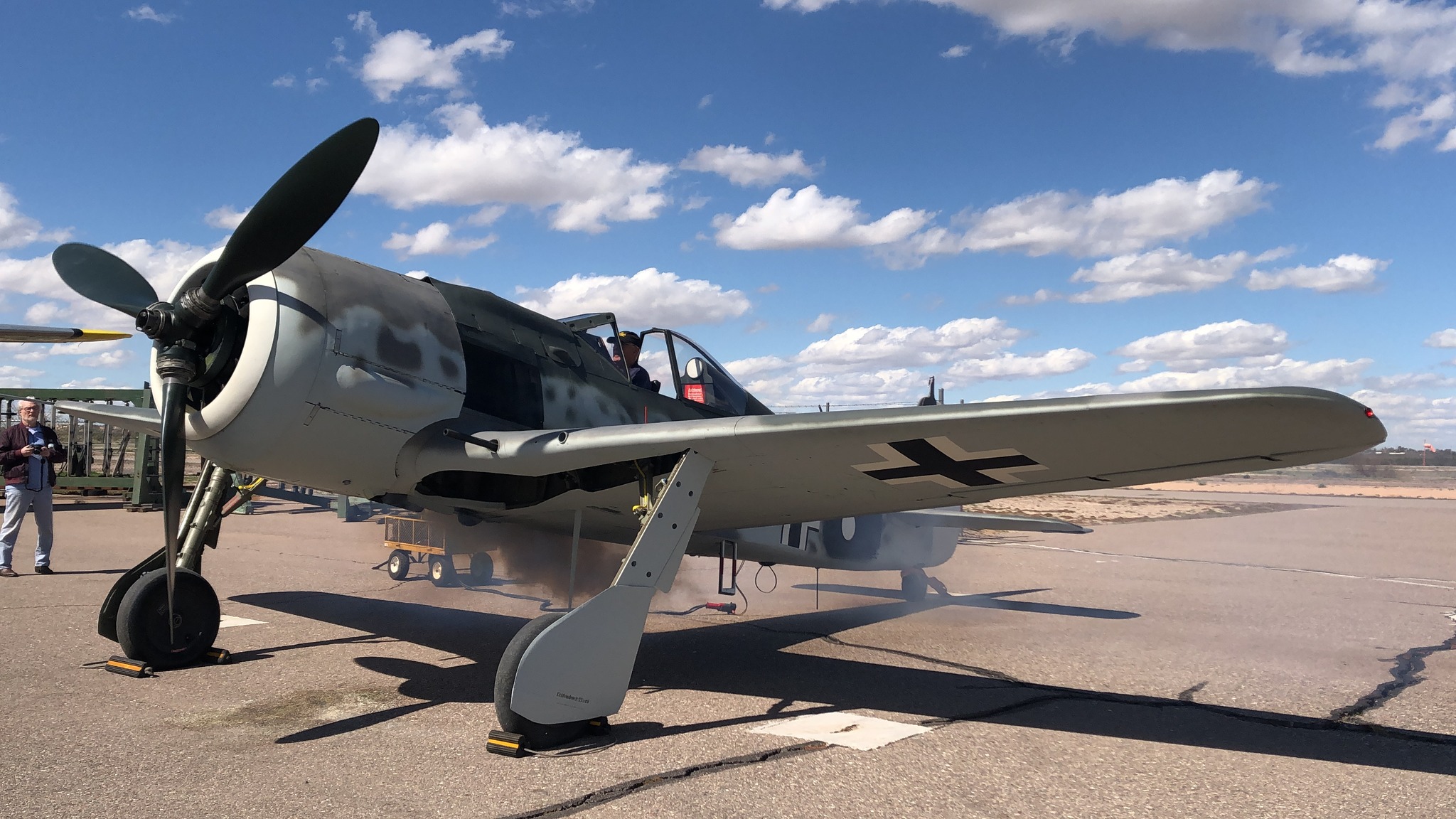 American Heritage Museum's Focke-Wulf Fw 190 ‘White 1’ Restoration Gains Ground at GossHawk Aviation 15 Focke Wulf Fw 190F 8 Wk Nr 931862 4