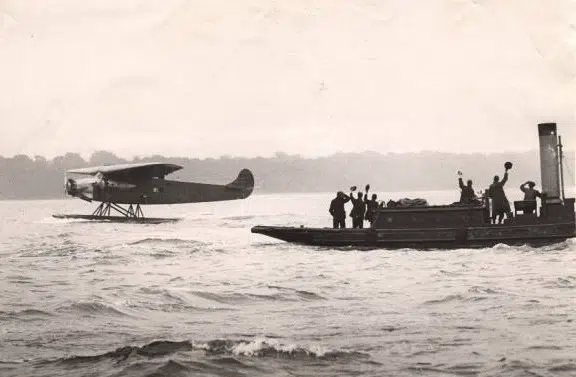 Fokker F.VIIb 3m Friendship on Southampton Water after the transatlantic flight