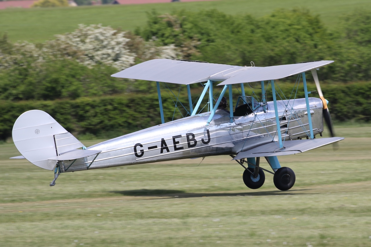 Shuttleworth Season Premiere Airshow 20 G AEBJ Blackburn B2 7D2 0875