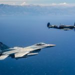 The ‘Greek Spitfire’ Arrives Home 11 HAF F 16 and Supermarine Spitfire Mk.IXc MJ755