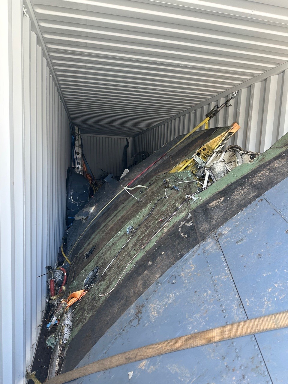 Hawker Sea Fury T.20 VX281 Headed to Australia as Major Hawker Expansion Takes Shape at Scone 23 Hawker Sea Fury T.20 VX281 G RNHF Packed for shipping 11