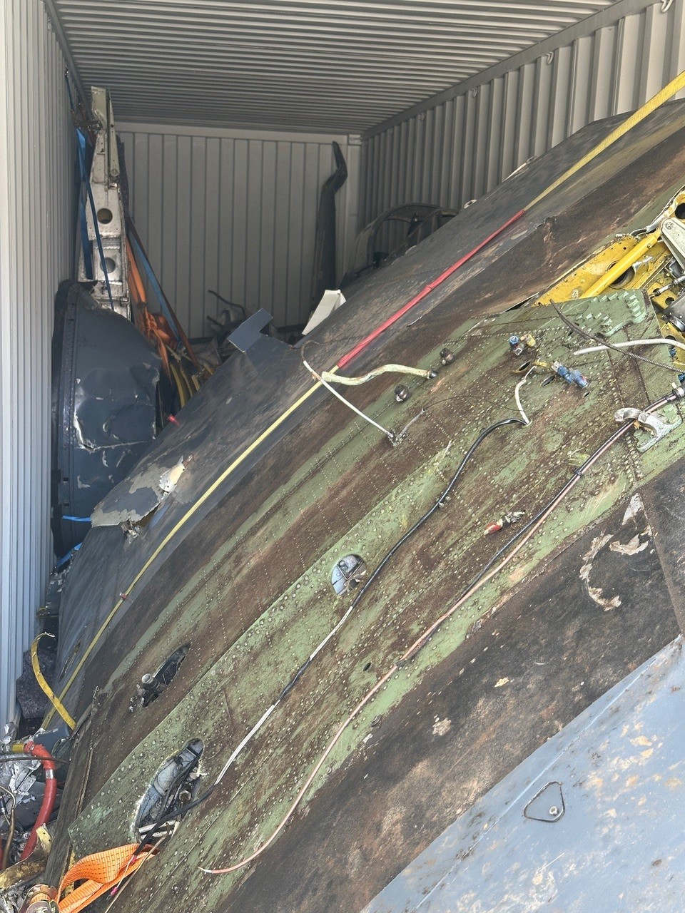 Hawker Sea Fury T.20 VX281 Headed to Australia as Major Hawker Expansion Takes Shape at Scone 22 Hawker Sea Fury T.20 VX281 G RNHF Packed for shipping 12