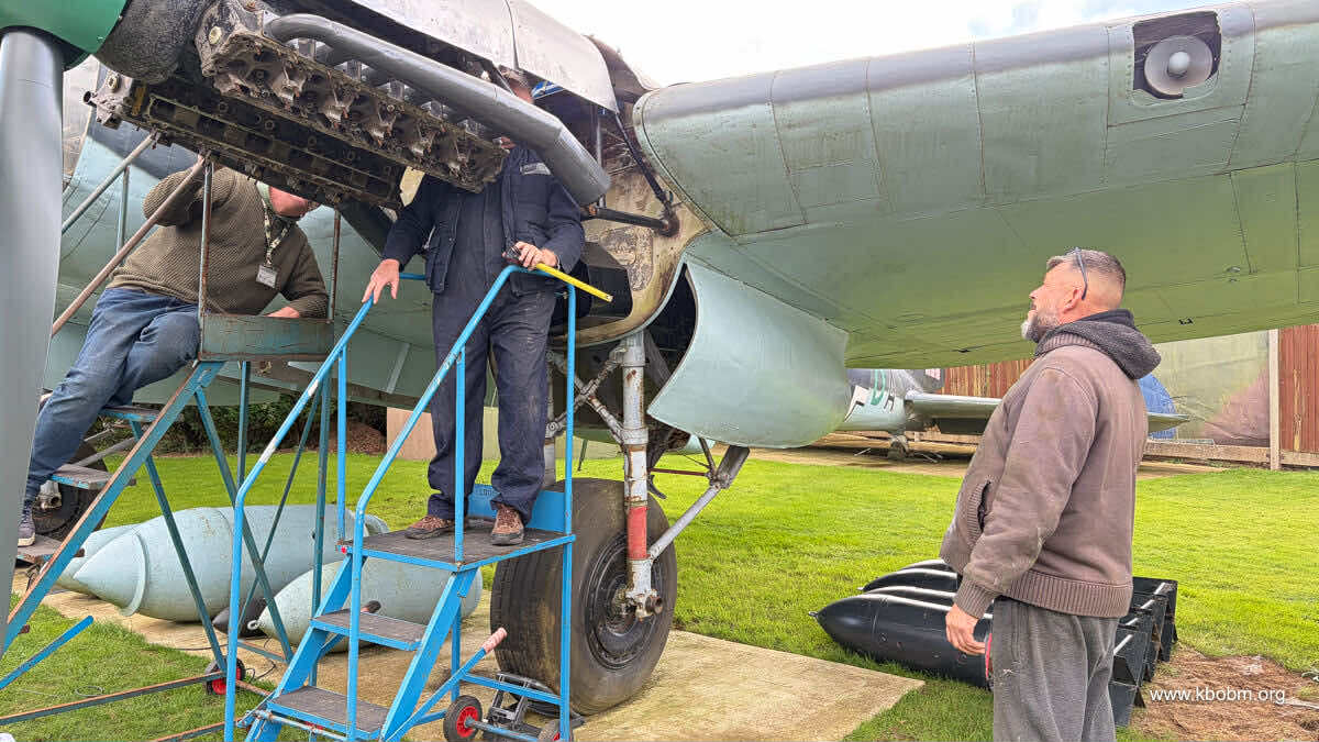 Heinkel He 111H-16 Restoration Reaches Milestone at Kent Battle of Britain Museum 18 Heinkel He 111H Project kent battle of britain museum