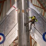High Level Aircraft Cleaning at The RAF Museum Midlands 11 High level aircraft cleaning at the RAF Museum Midlands on 28 29 March 002