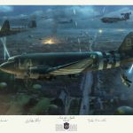 Valor Studios and D-Day Squadron Working Together to Put Historic Warbirds Over Normandy 14 Image for Mo Sponsor Levels Print Into the Night ME