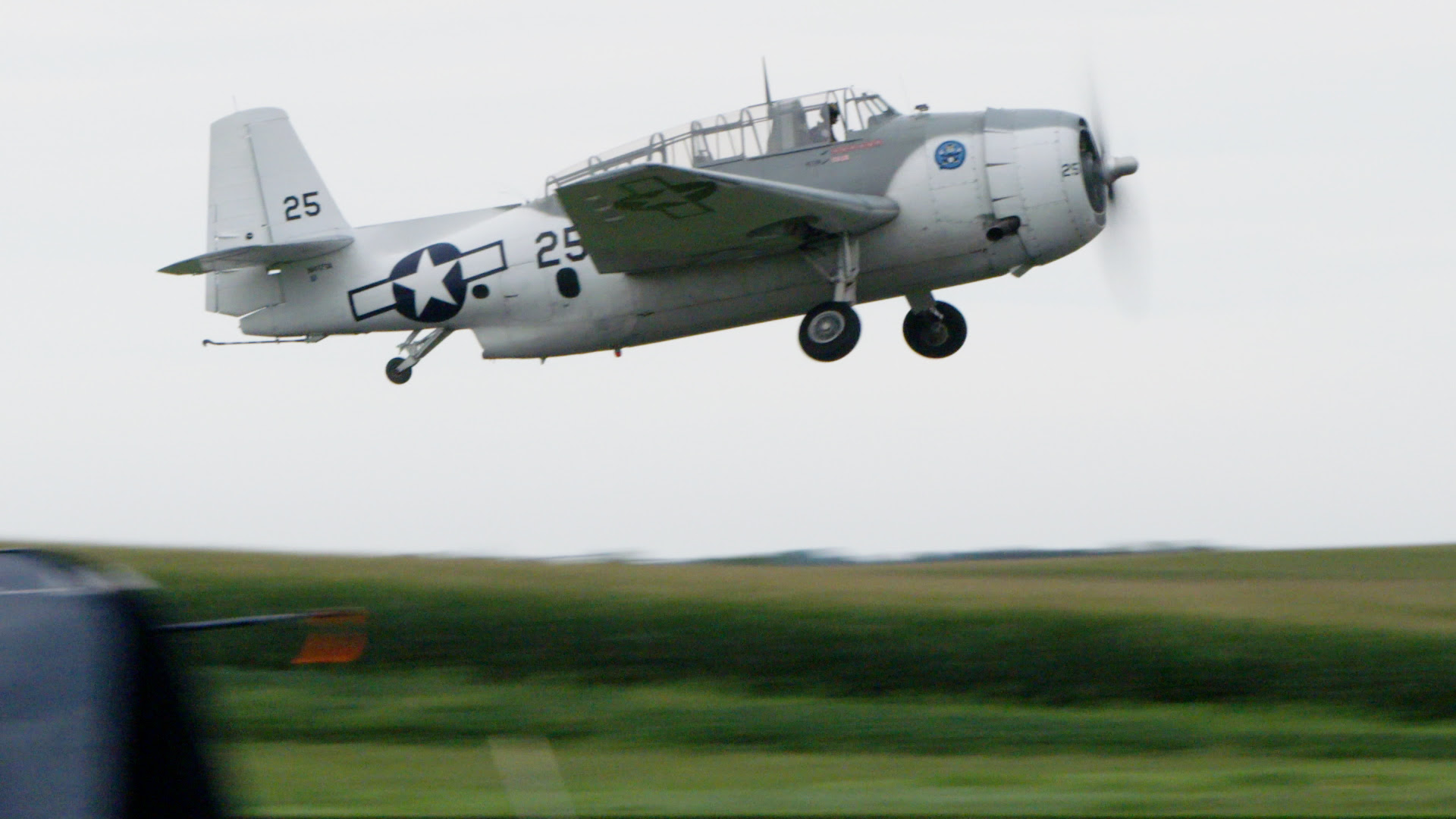Fagen Fighters WWII Museum Victory at Sea 22 Job Savage in their Grumman TBM Avenger