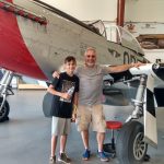 From History to Hangar: A Young Aviator’s Journey with the Commemorative Air Force 10 Kadeb his grandfather and P 51 Rde Nose