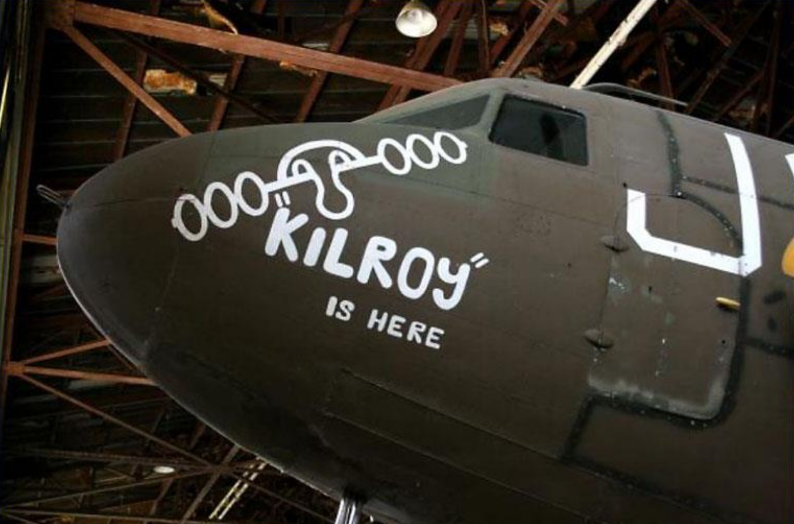 Kilroy Was Here on C 47