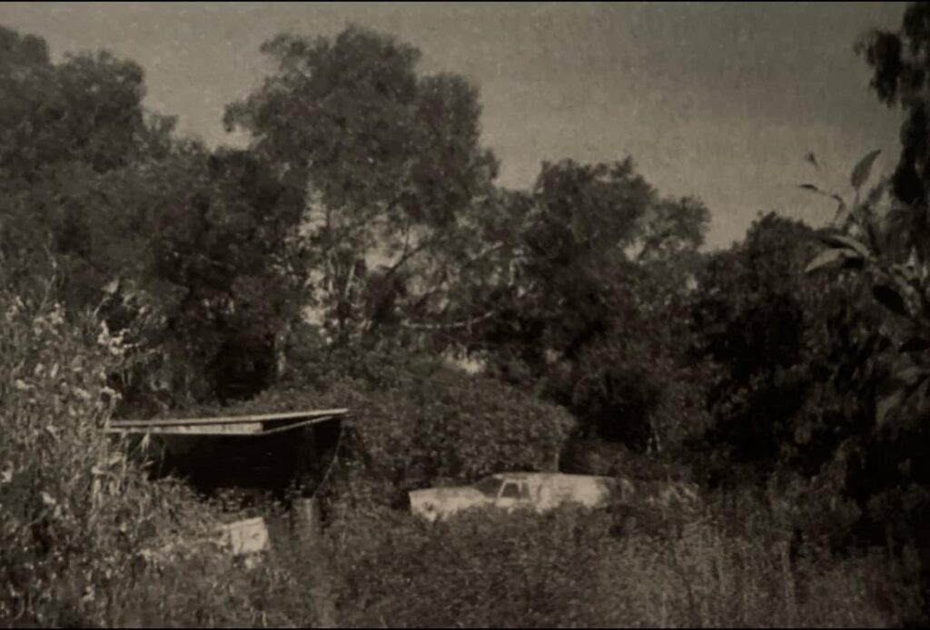 View of the Marauder as it sat on the Patterson property in Pacific Palisades (The Backyard Bomber of Pacific Palisades)
