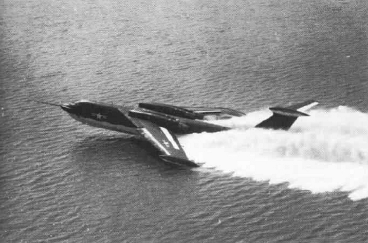 Martin YP6M 1 SeaMaster taking off