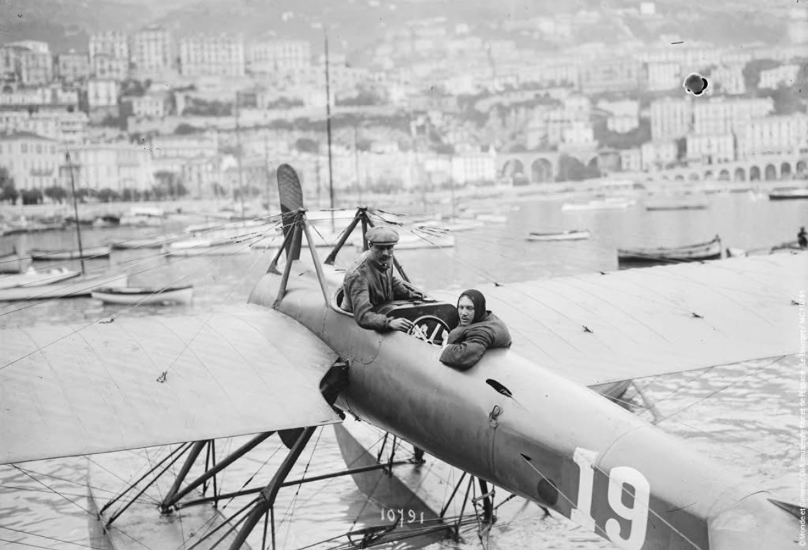 Seaplane Speed Demons, Inside Planes of Fame’s Schneider Trophy Tribute 17 Maurice Prevost and his mechanic in Deperdussin Coupe Schneider