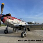 Ultimate Warbird Flights Unveils "Jersey Jerk" 10 P 51 Mustang Jersey Jerk Ultimate Warbird Flights