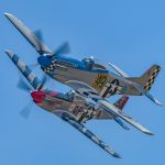 Tickets Now on Sale for the First National Championship Air Races in Roswell 14 Photo via National Championship Air Races P 51 Mustang Lady B nd Man OWar