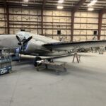 Only minor work remains to be carried out before the R5O is placed on outdoor display at the Pima Air and Space Museum. [Photo by Casey Asher]