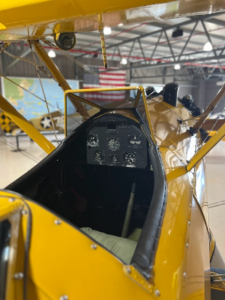 View of the forward cockpit of the Planes of Fame’s new Stearman. [Photo by Adam Estes]