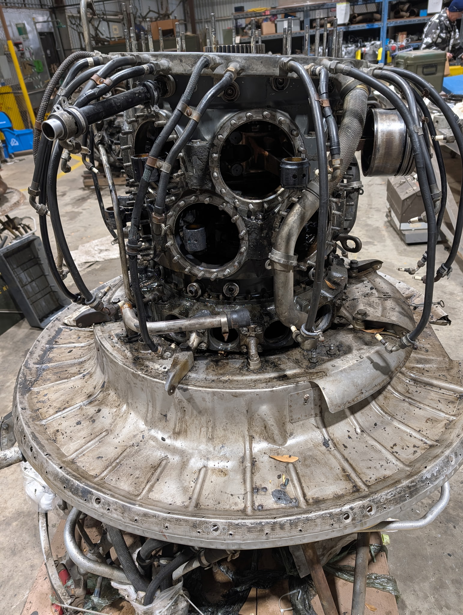 D-Day Survivor: A Combat Veteran Douglas C-47 Begins Restoration at the Robins AFB's Museum of Aviation 16 Pratt Whitney R 1830 3