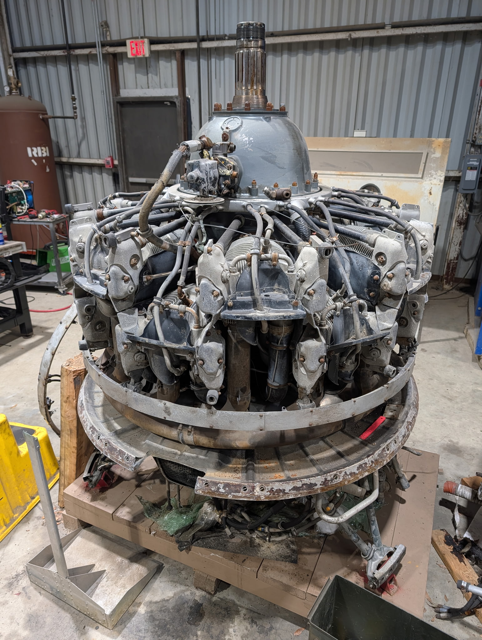 D-Day Survivor: A Combat Veteran Douglas C-47 Begins Restoration at the Robins AFB's Museum of Aviation 17 Pratt Whitney R 1830 6