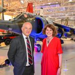 BAE Systems Supports RAF Museum Transformation with Major Investment 12 Sir Stuart Atha Director of Defence Capability at BAE Systems with Maggie Appleton RAF Museum CEO 6