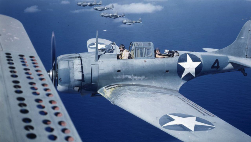 Somewhere on Santo is a Dauntless just like this one just waiting to tell its secrets. Photo – Time Life