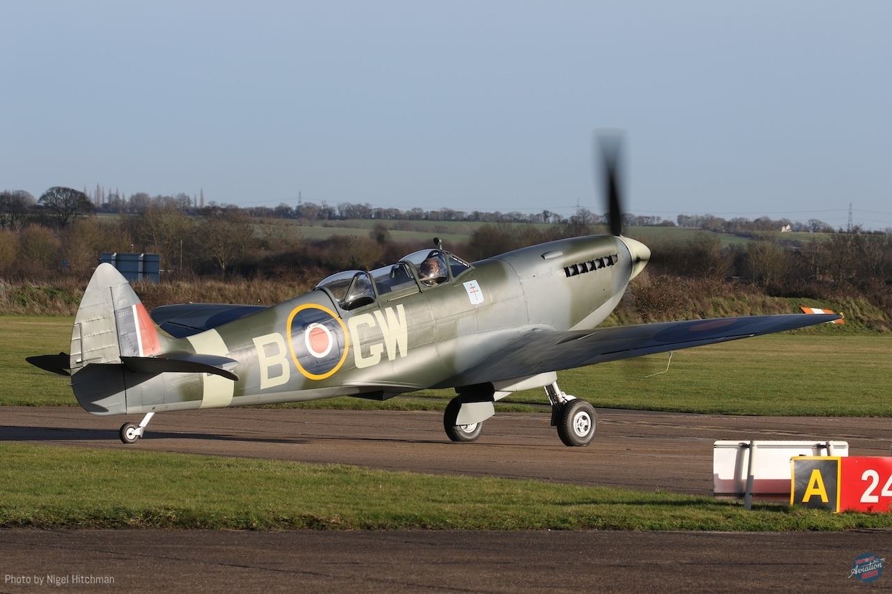 Supermarine Spitfire Mk.IX BS548 Completes First Flight at Duxford, Becoming Australia’s First Two-Seat Spitfire 18 Spitfire T.IX BS538 Ross Pay 5538