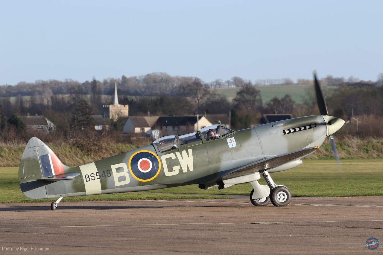 Supermarine Spitfire Mk.IX BS548 Completes First Flight at Duxford, Becoming Australia’s First Two-Seat Spitfire 19 Spitfire T.IX BS538 Ross Pay 5572