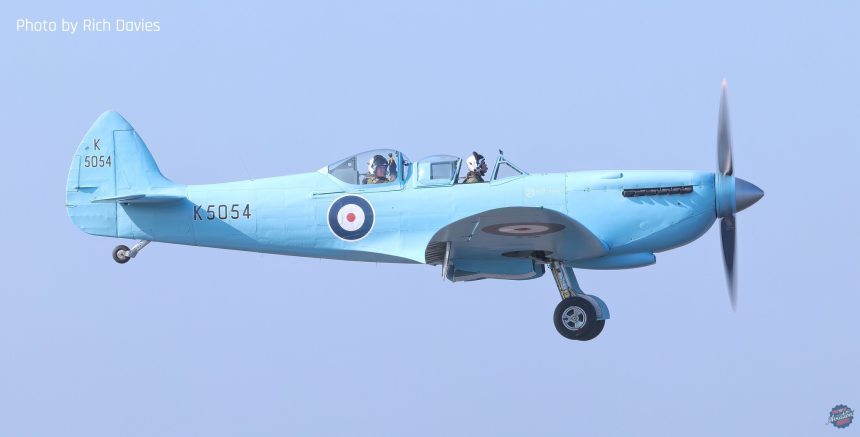 Spitfires.com has repainted one of its two seat Spitfires BS410 in the colours of K5054 1