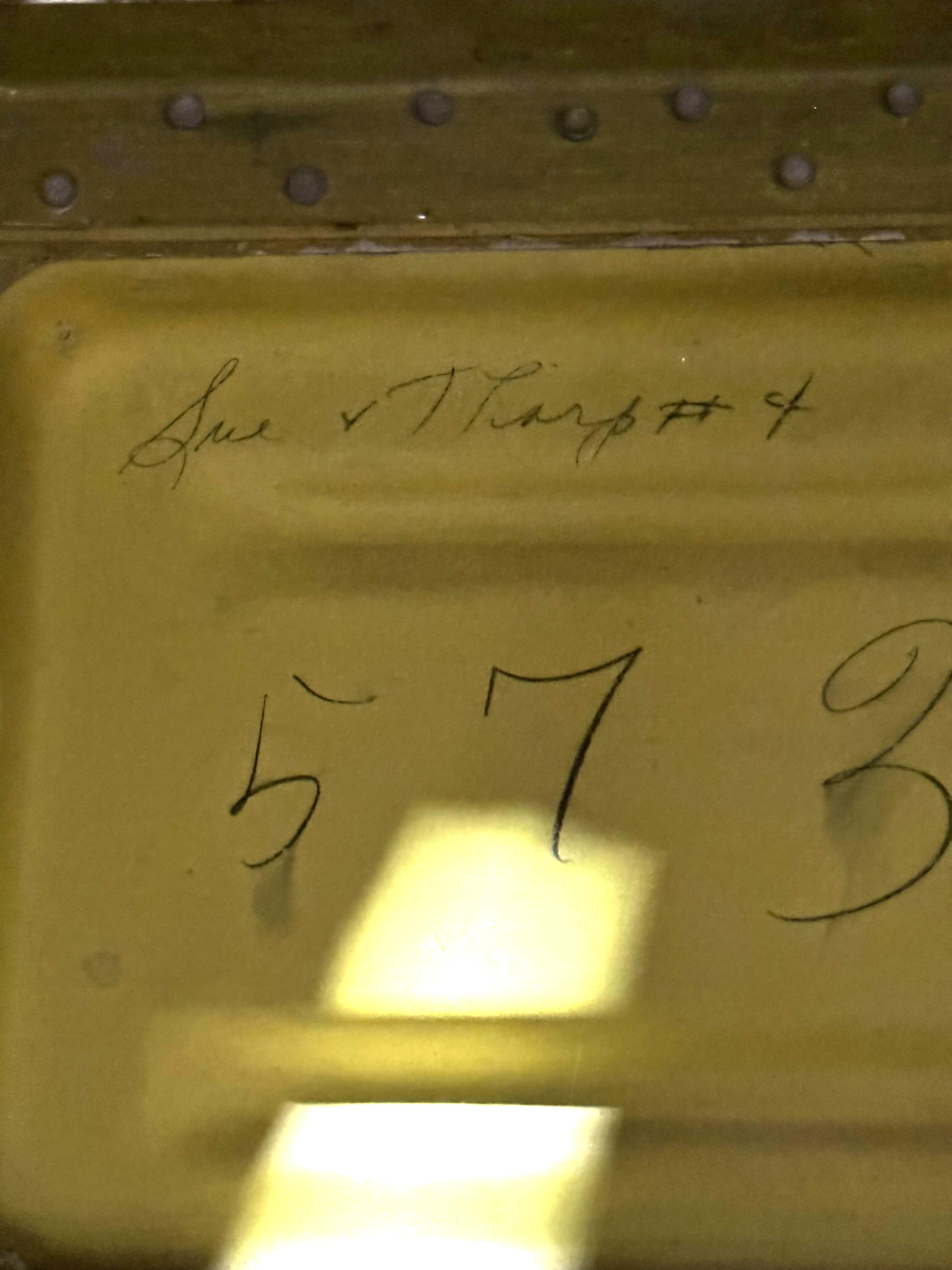 American Heritage Museum's P-47D Thunderbolt Restoration Update 17 Sue Mary E. Tharp