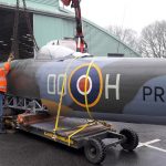Tempest II arriving at RAFMuseumCosford