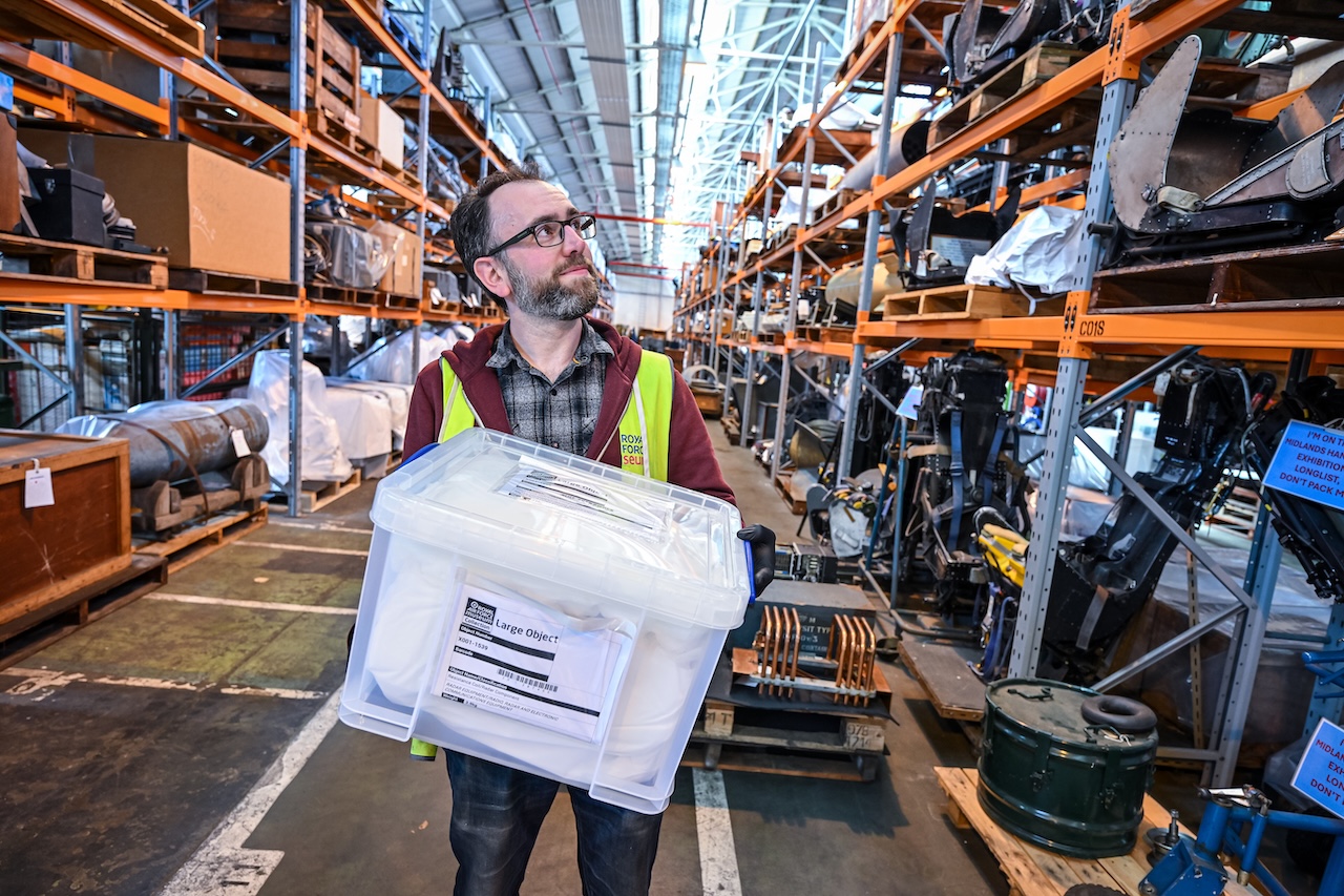 RAF Museum Launches Major Campaign to Relocate 50,000 Historic Artifacts 18 The Crate Escape RAF Museum store collection at MOD Stafford 18