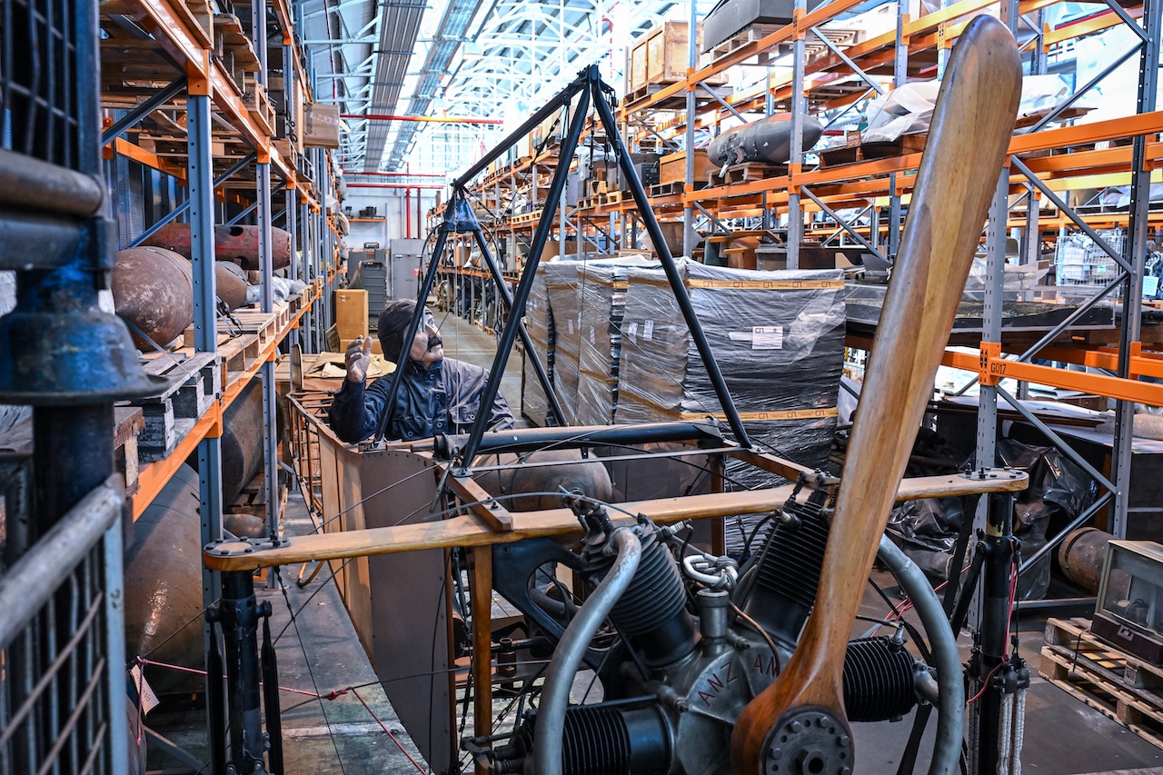 RAF Museum Launches Major Campaign to Relocate 50,000 Historic Artifacts 12 The Crate Escape RAF Museum store collection at MOD Stafford 25