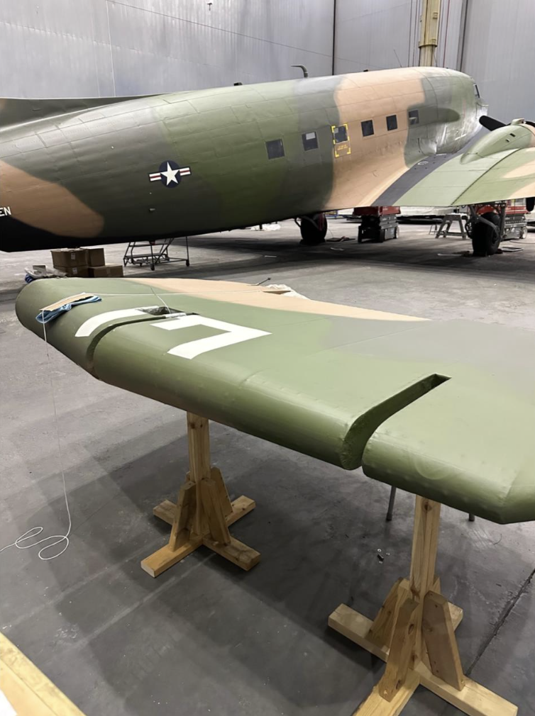 CAF Gulf Coast Wing’s AC-47 “Spooky” Returns from Delta TechOps with New Livery 12 The Gunship Comes Back to Texas with Fresh Paint AC 47 gunship