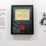 RAF Museum Unveils Royal Charter as Part of 50th Birthday Celebrations 11 The Royal Charter display in Hangar 3 entrance at RAFM London