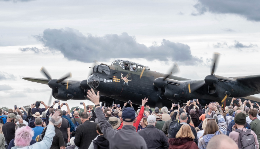 The crowd enjoying Members Day 2023 Photo Neil Burgess