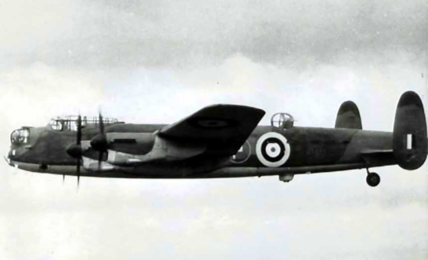 The second Lancaster prototype DG595 was more representative of the production standard.