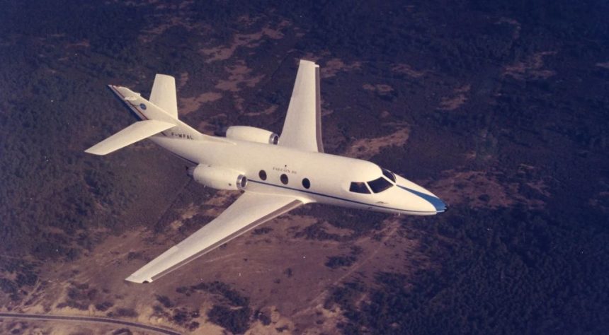 Today In Aviation History First Flight of the Dassault Falcon 10 1