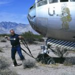 Ghosts of the Superfortress Graveyard: The Untold Stories of B-29 Survivors from China Lake 15 Tony Mazzolini in 1998 with B 29 Doc at China Lake Naval Air Weapons Station. March 1996 2