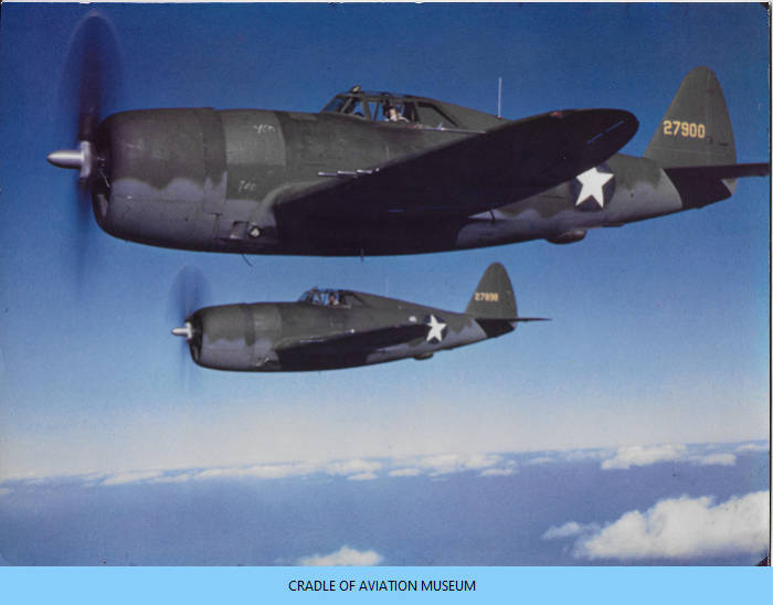 Two P 47D 2RE in flight