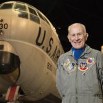 USAF Lt. Col. Ret. Kenneth Normand will speak with visitors about his experience as a pilot on the KC 97L. U.S. Air Force photo by Ken LaRock