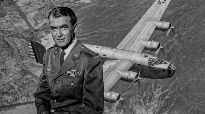 WWII hero Jimmy Stewart a B 24 bomber pilot