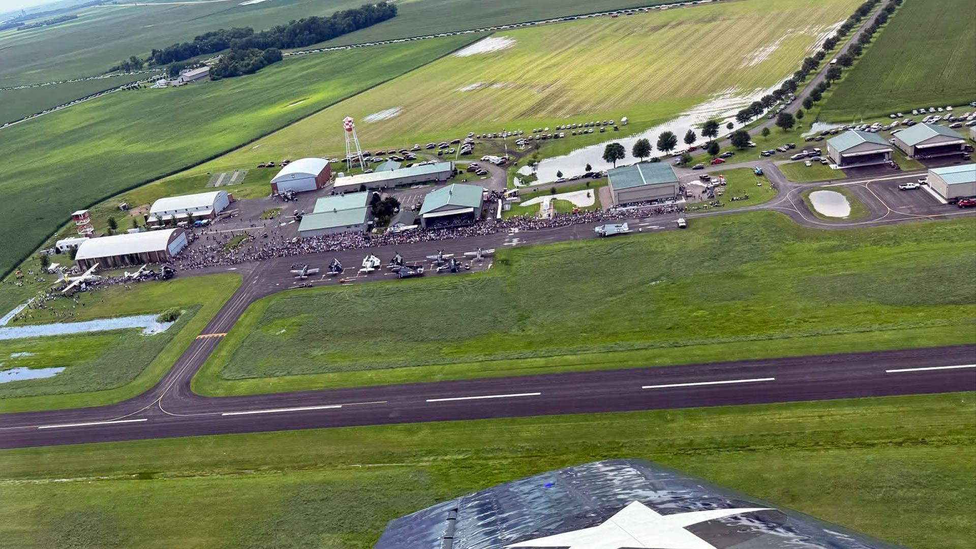 Fagen Fighters WWII Museum Victory at Sea 18 Wildcat owned by Cavanaugh Flight Museum piloted by Mark Todd