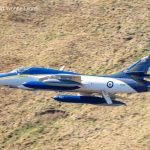 A Ghost From The Past: Hawker Hunter Soars Through the Mach Loop 10 c 2