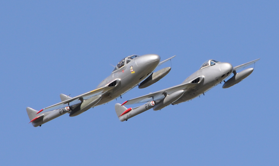de Havilland Vampire FB.52 and de Havilland Vampire T.55 2