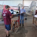 XP-82 Twin Mustang - May, 2017 - Restoration Update 10 wheeling fairing reduced